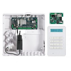 Honeywell C005-E2-K04I FX020 Galaxy Flex-20 Medium Zone Hybrid Control Panel Kit, 4-Piece, MK8 Keyprox and IP Module